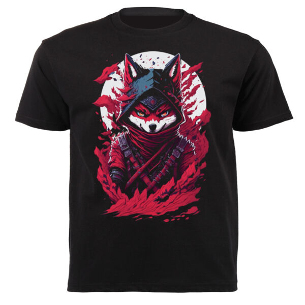 Mr Cool Fox - Unisex Short-sleeve T-shirt - 180g Thumbnail