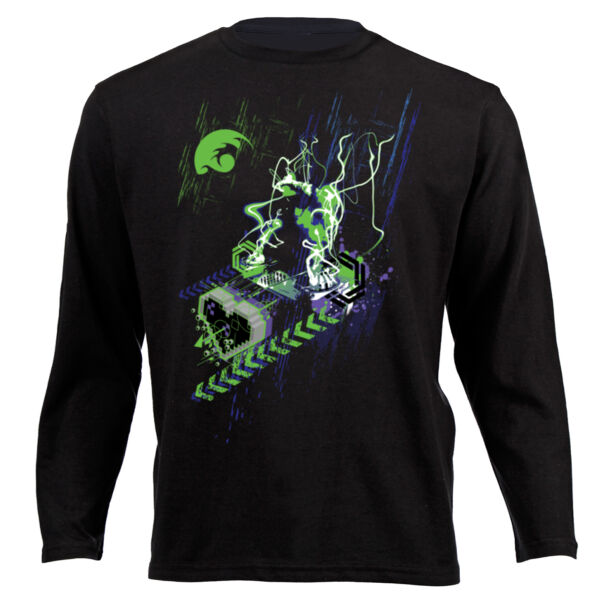 Dj T-shirt by 2COOLDESIGN CLOTHING Colour version - Unisex Long-sleeve T-shirt Thumbnail