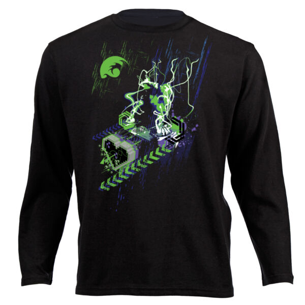 Dj T-shirt by 2COOLDESIGN CLOTHING Colour version - Junior Long-sleeve T-shirt Thumbnail