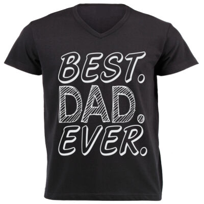 Best Dad Ever T-shirt (Dad gift idea 2) - Unisex V-Neck T-shirt Thumbnail