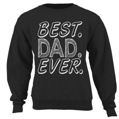Best Dad Ever T-shirt (Dad gift idea 2) - Unisex Sweater  Thumbnail