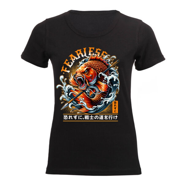 Fearless fishing T-shirt Design Gift idea for him - Ladies Short-sleeve T-shirt  Thumbnail