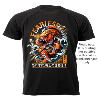 Fearless fishing T-shirt Design Gift idea for him - Unisex Dri-Fit T-shirt  Thumbnail