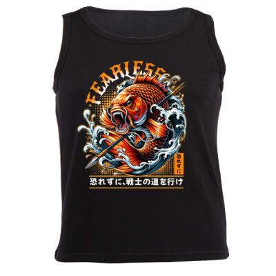 Fearless fishing T-shirt Design Gift idea for him - Unisex Vest   Thumbnail