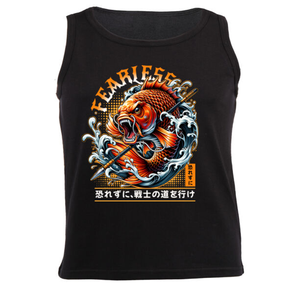 Fearless fishing T-shirt Design Gift idea for him - Unisex Vest   Thumbnail